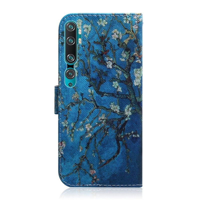 Folio Deksel Xiaomi Mi Note 10 / 10 Pro Blomstrende Tregren