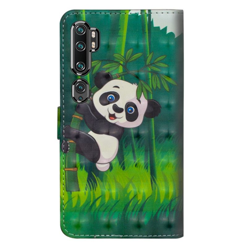 Folio Deksel Xiaomi Mi Note 10 / 10 Pro Panda Og Bambus