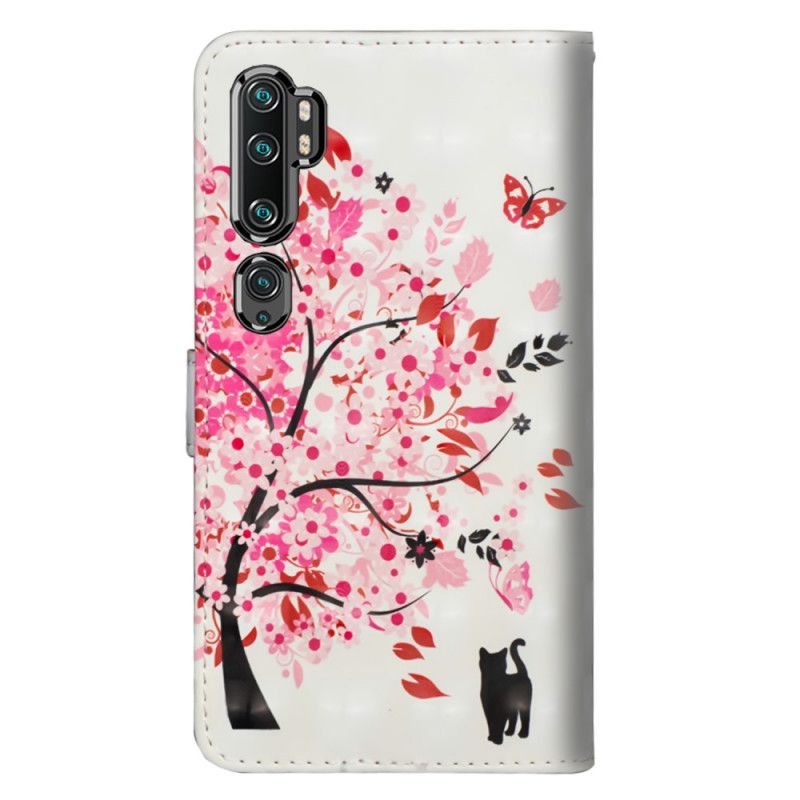 Folio Deksel Xiaomi Mi Note 10 / 10 Pro Rosa Tre Beskyttelse