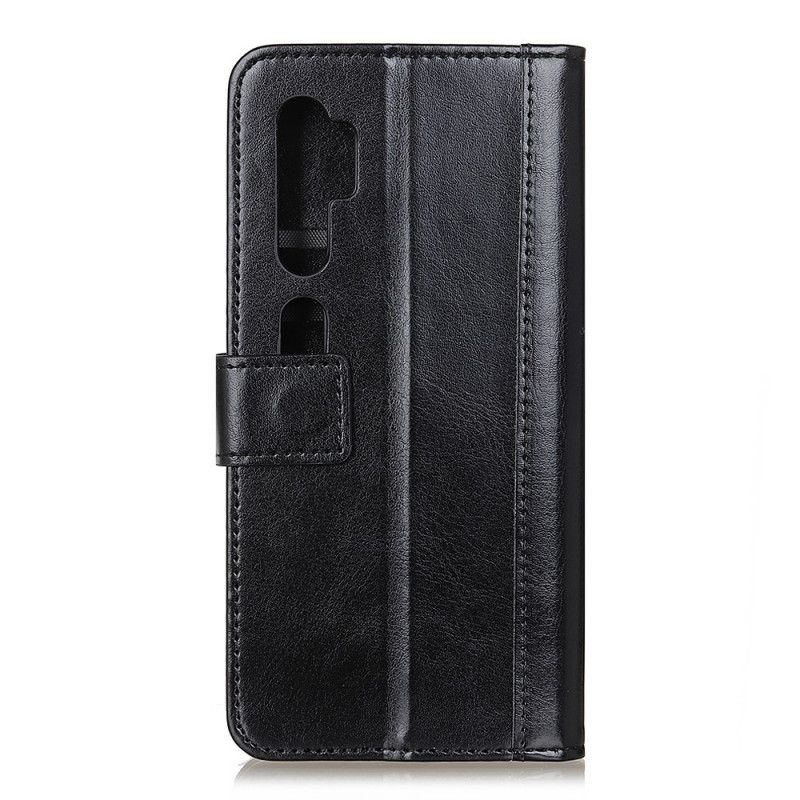 Folio Deksel Xiaomi Mi Note 10 / 10 Pro Svart Antikk Skinneffekt