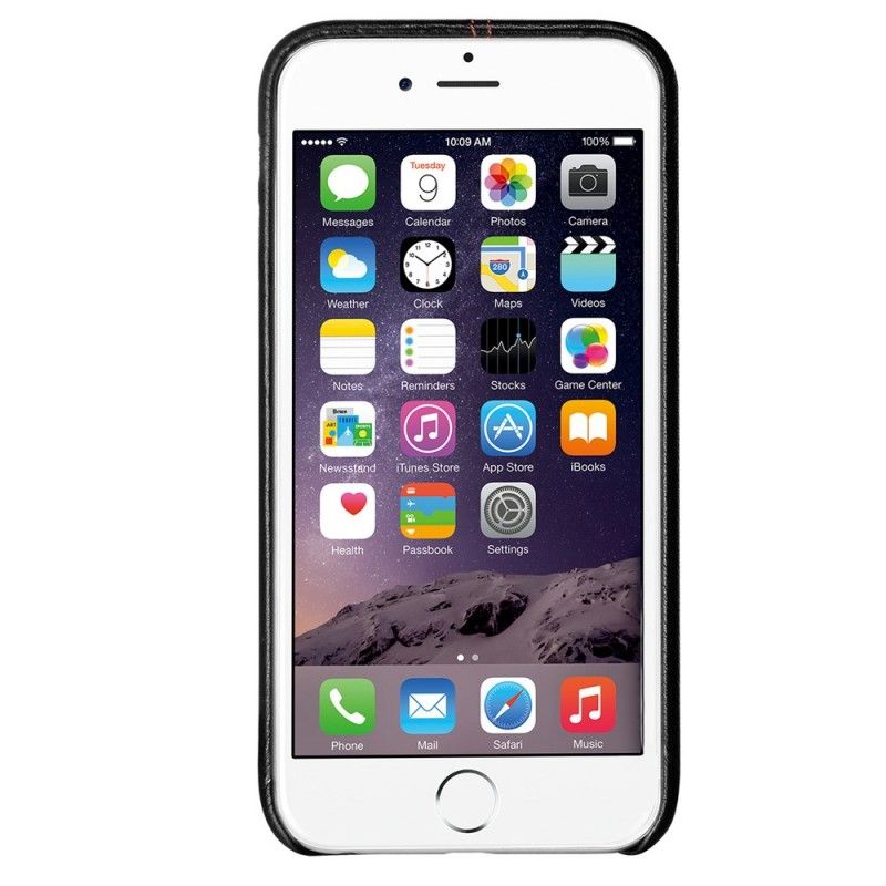 Deksel iPhone 6 / 6S Plus Svart Premium Linje