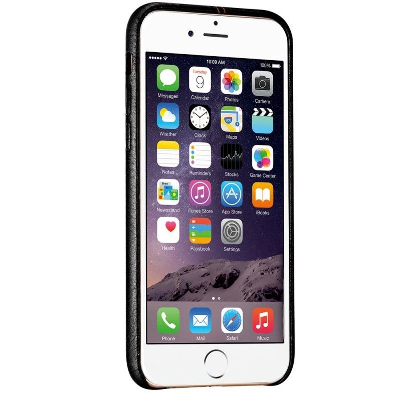 Deksel iPhone 6 / 6S Plus Svart Premium Linje