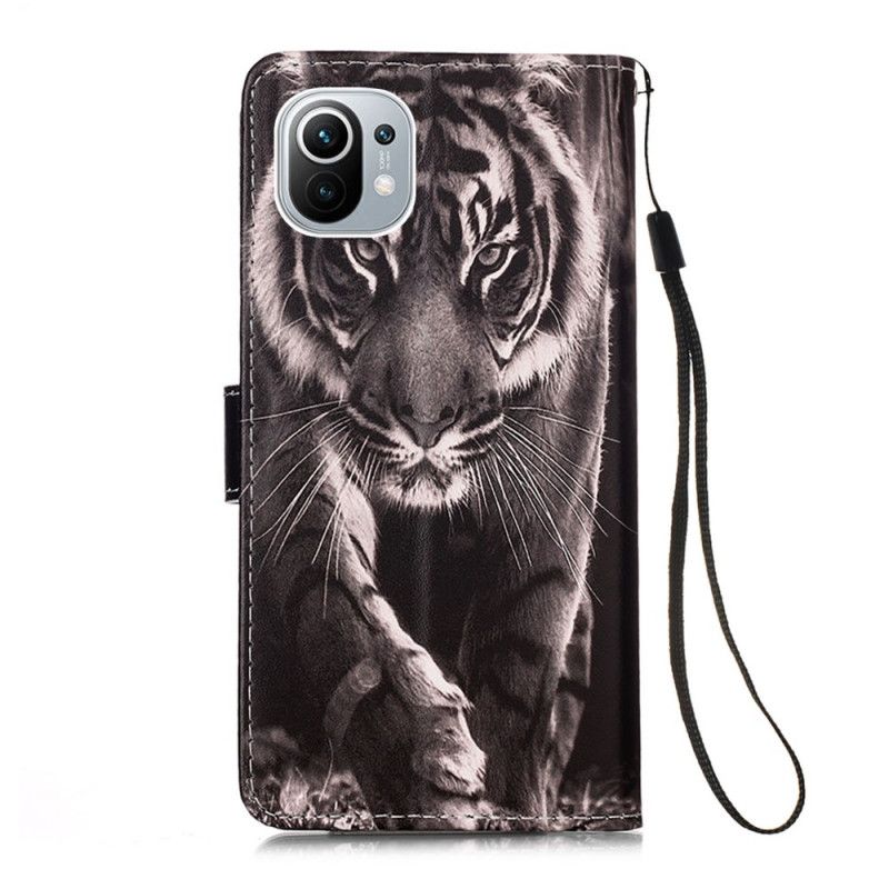 Folio Deksel for Xiaomi Mi 11 Natt Tiger