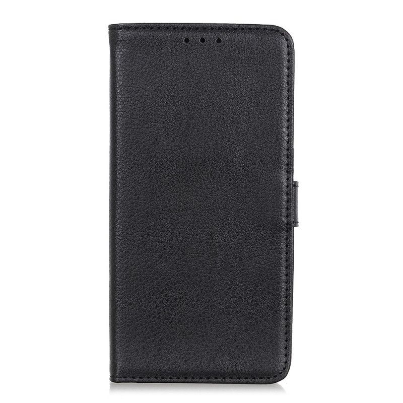 Folio Deksel for Xiaomi Mi 11 Svart Litchi-Tekstur