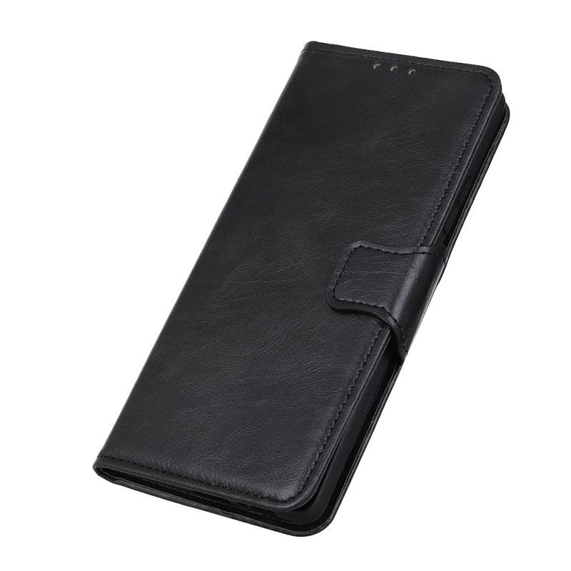 Folio Deksel for Xiaomi Mi 11 Svart Reversibel Lås I Skinneffekt