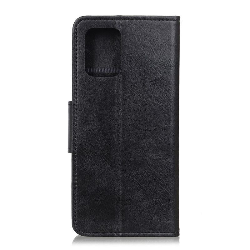 Folio Deksel for Xiaomi Mi 11 Svart Reversibel Lås I Skinneffekt