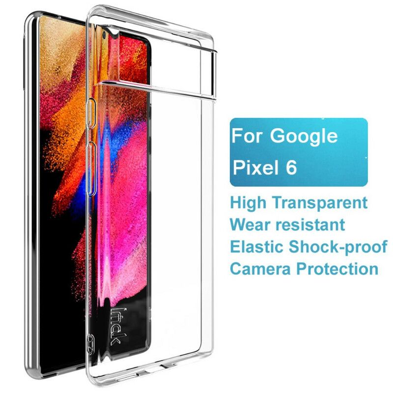 Deksel Google Pixel 6 Mobildeksel Imak Transparent Flexible