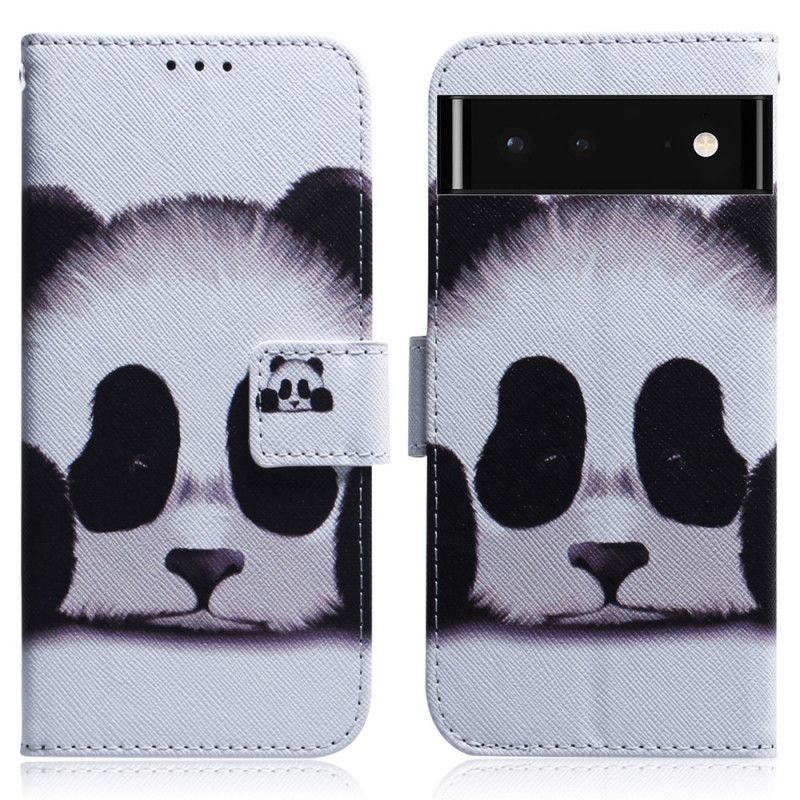 Folio Deksel Google Pixel 6 Panda Face