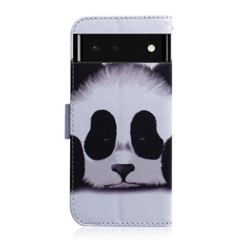 Folio Deksel Google Pixel 6 Panda Face