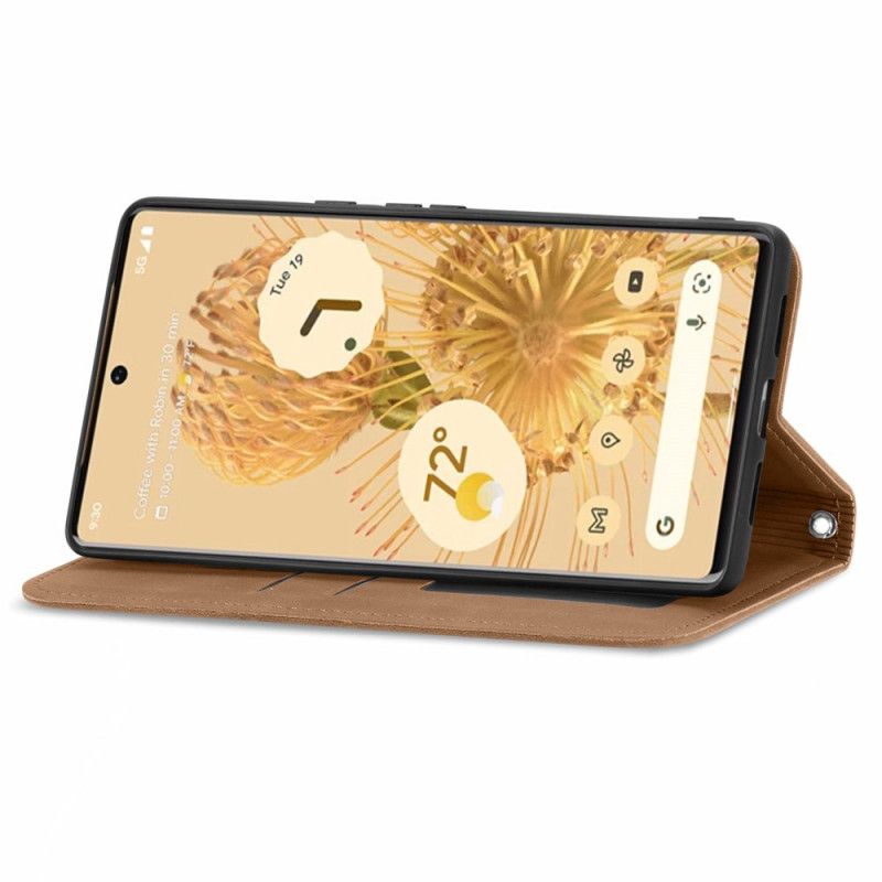 Folio Deksel Google Pixel 6 Skin-touch Vintage Design Beskyttelse Deksel