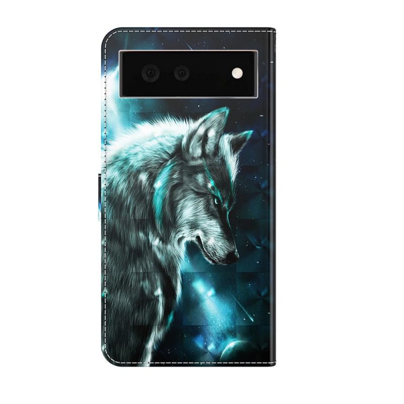 Folio Deksel Til Google Pixel 6 Majestic Wolf