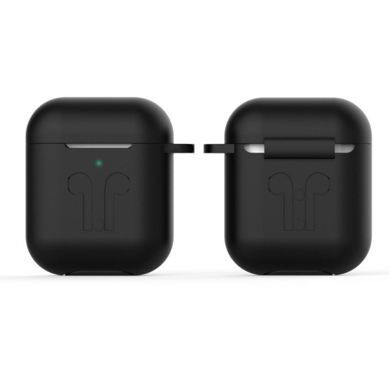 Deksel AirPods Svart Mobildeksel Design Silikon