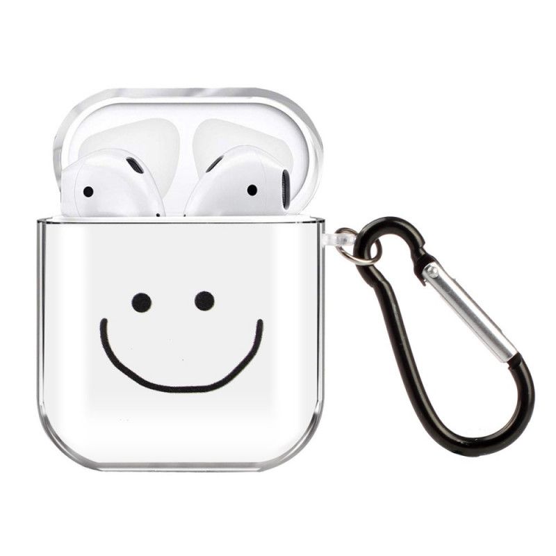 Deksel for AirPods Gjennomsiktig Silikonemoji