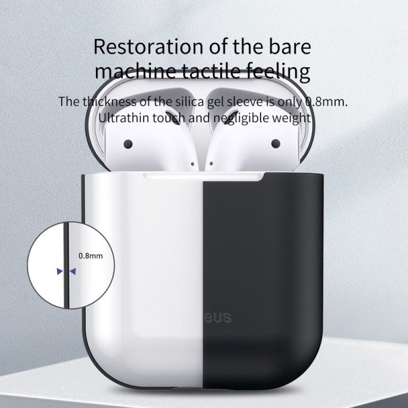 Deksel for AirPods Svart Silikon Baseus