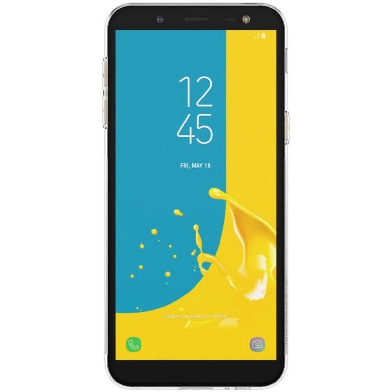 Deksel for Samsung Galaxy J6 Gjennomsiktig Gjennomsiktig Nillkin