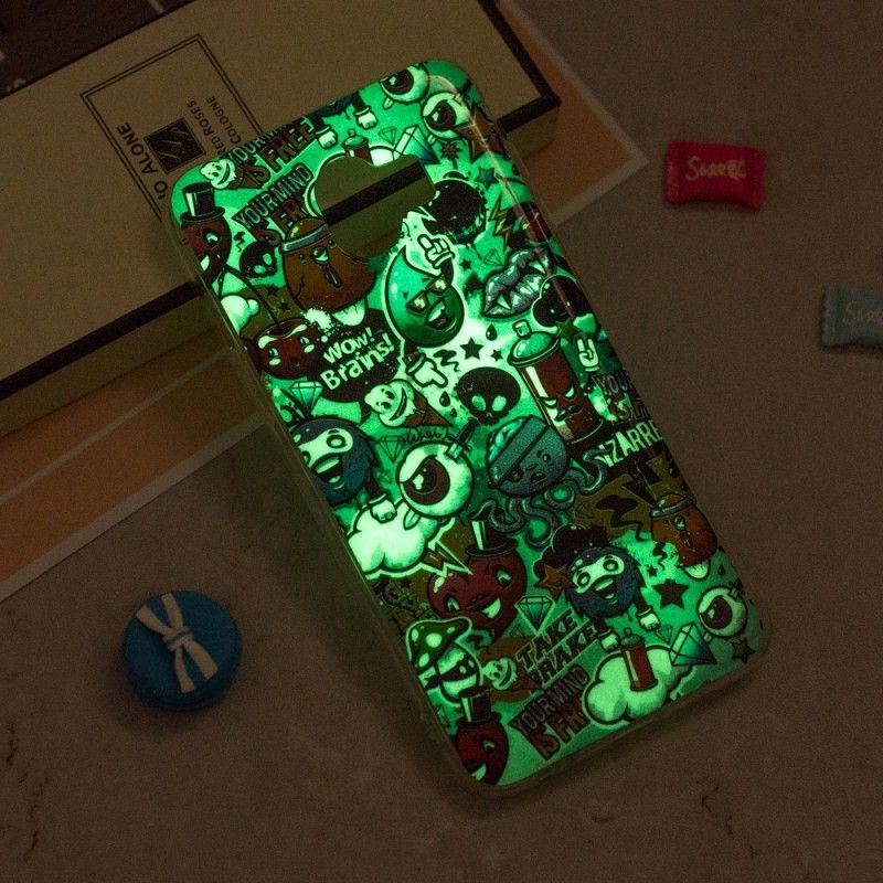 Deksel Samsung Galaxy J6 Fluorescerende Galskap