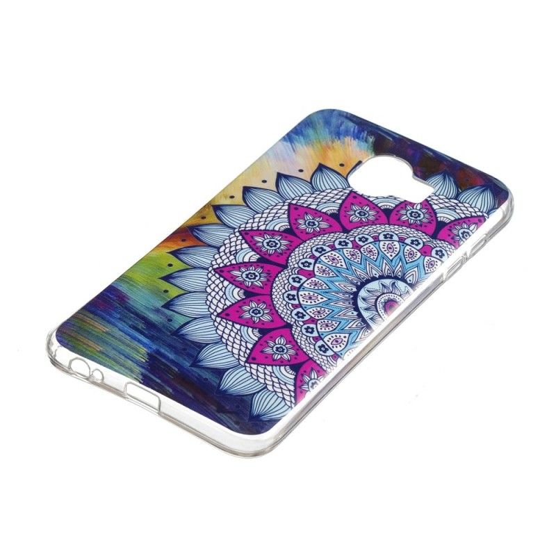 Deksel Samsung Galaxy J6 Mobildeksel Fluorescerende Mandala