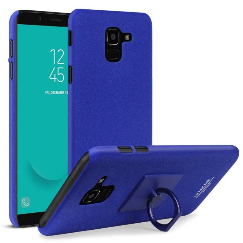 Deksel Samsung Galaxy J6 Svart Mobildeksel Ring