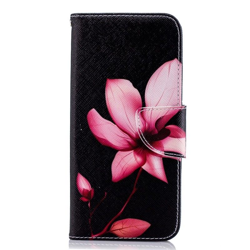 Folio Deksel for Samsung Galaxy J6 Rosa Blomst