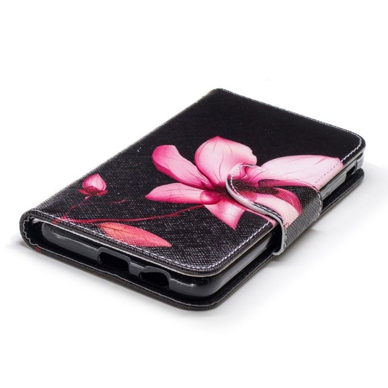 Folio Deksel for Samsung Galaxy J6 Rosa Blomst