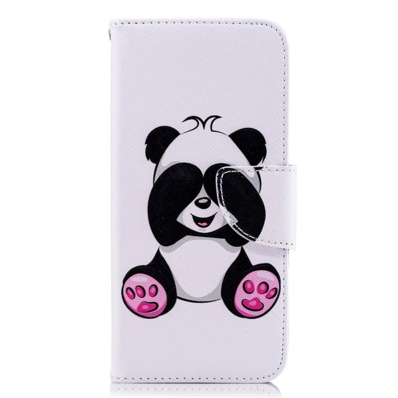 Folio Deksel Samsung Galaxy J6 Morsom Panda Anti-fall