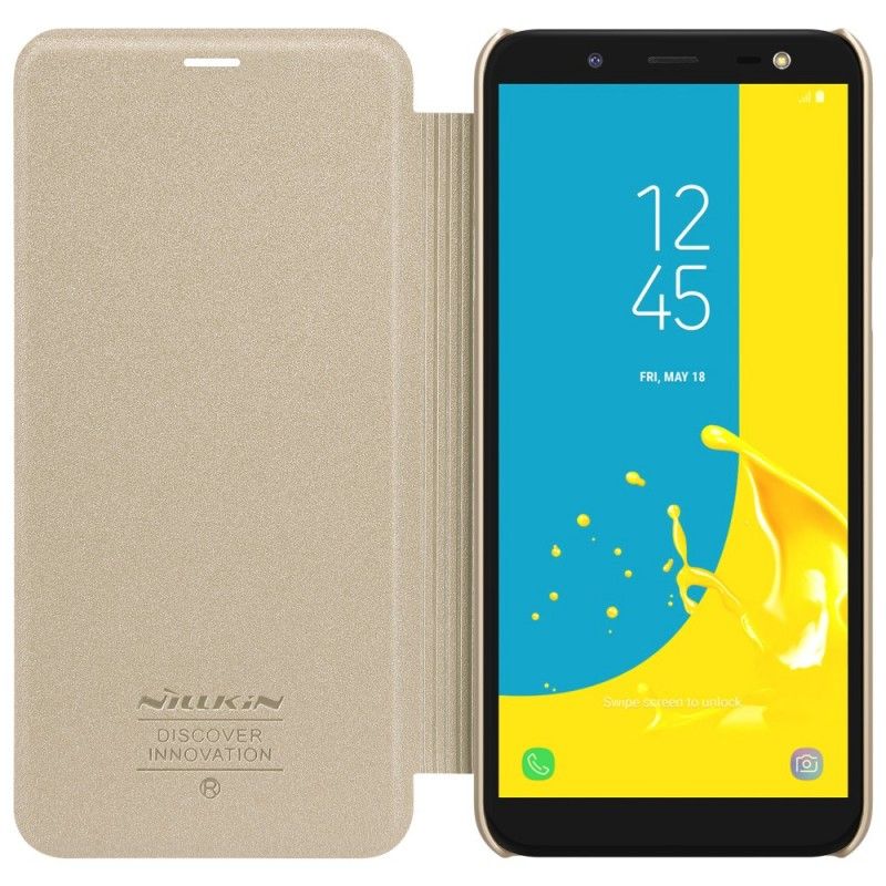 Folio Deksel Samsung Galaxy J6 Svart Nillkin