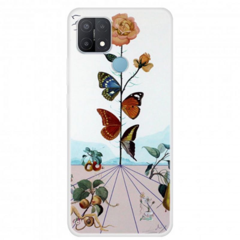 Deksel Oppo A15 Butterflies Of Nature Beskyttelse Deksel