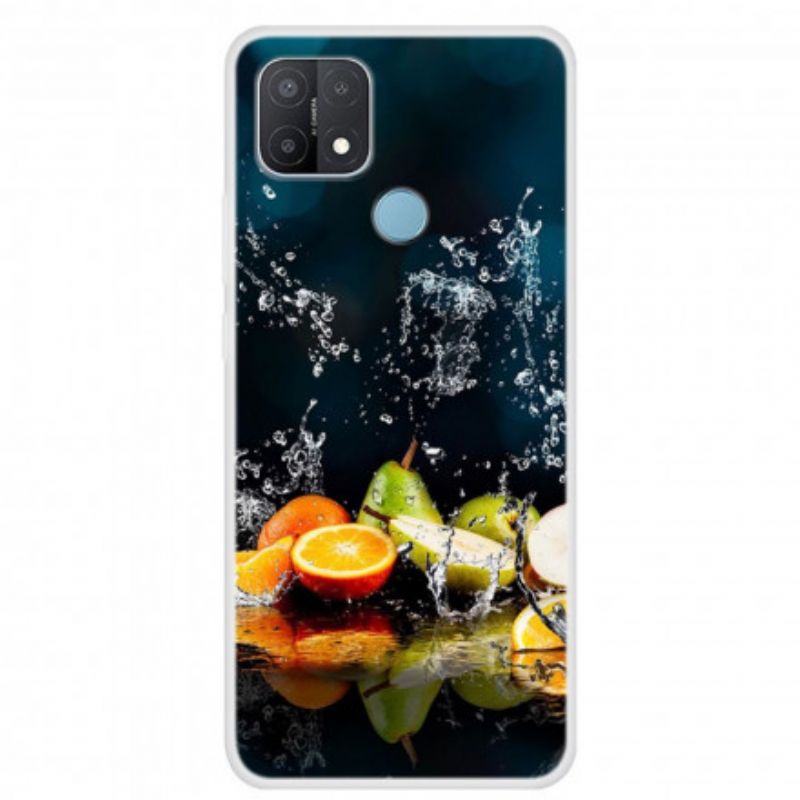 Deksel Oppo A15 Mobildeksel Citrus Splash