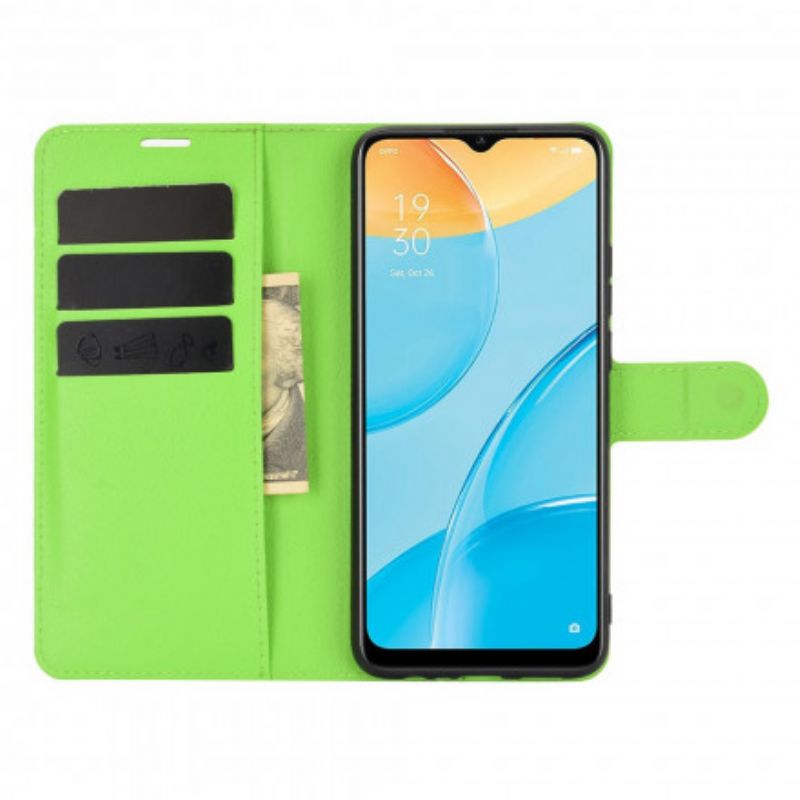 Folio Deksel Oppo A15 Classic Beskyttelse Deksel