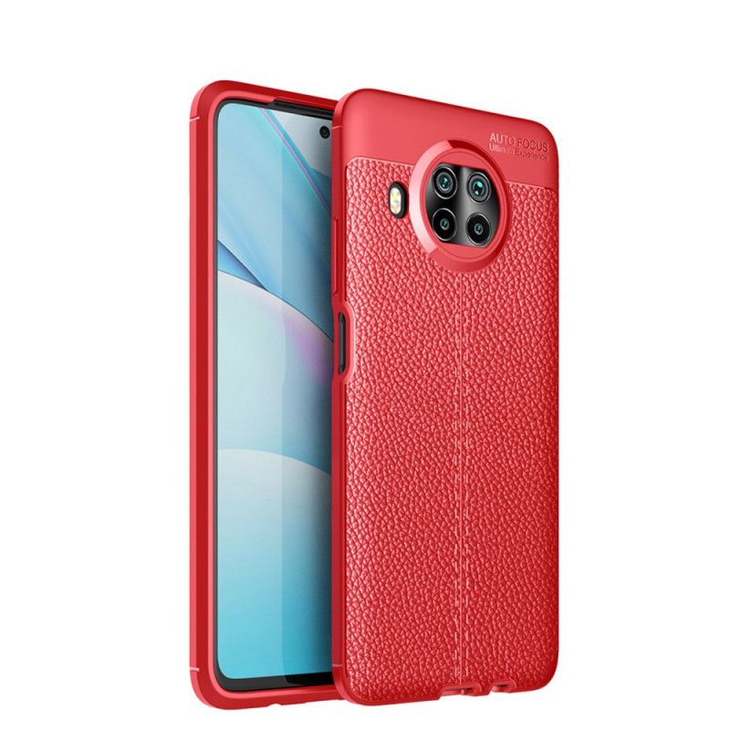 Deksel for Xiaomi Mi 10T Lite 5G / Redmi Note 9 Pro 5G Svart Litchi-Skinneffekt