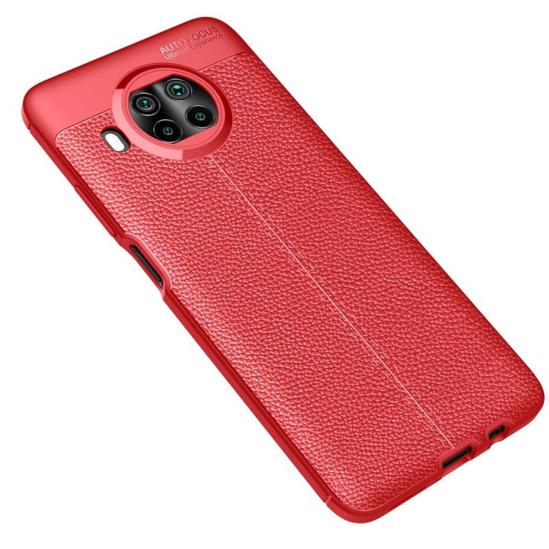 Deksel for Xiaomi Mi 10T Lite 5G / Redmi Note 9 Pro 5G Svart Litchi-Skinneffekt