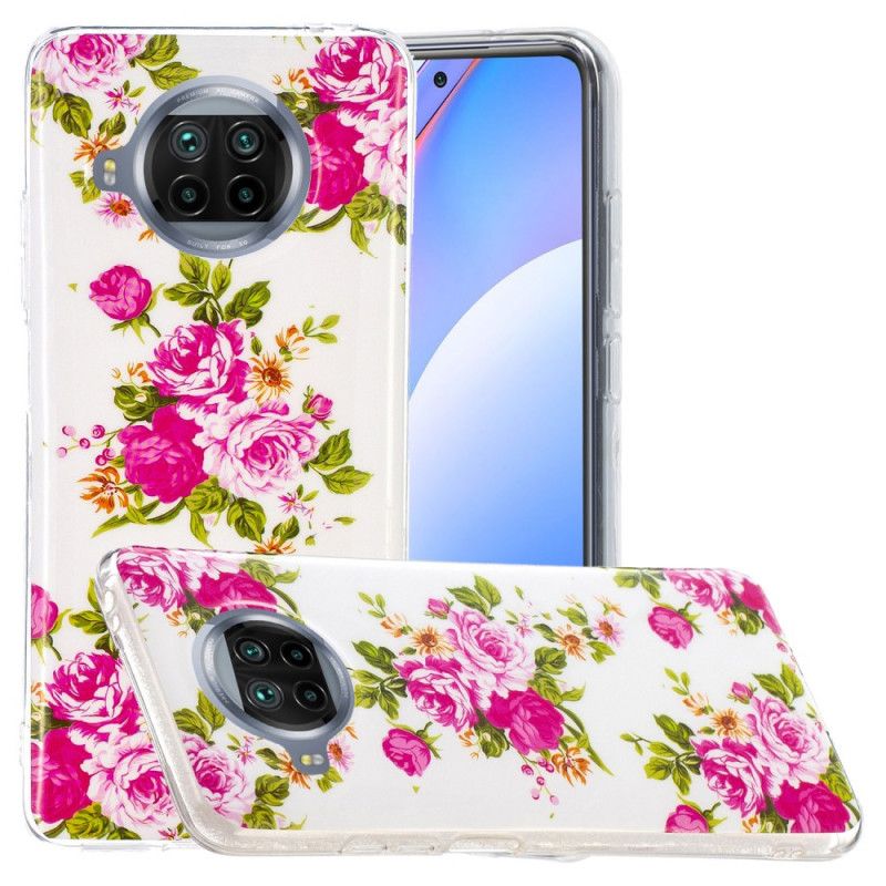 Deksel Xiaomi Mi 10T Lite 5G / Redmi Note 9 Pro 5G Fluo Frihetsblomster