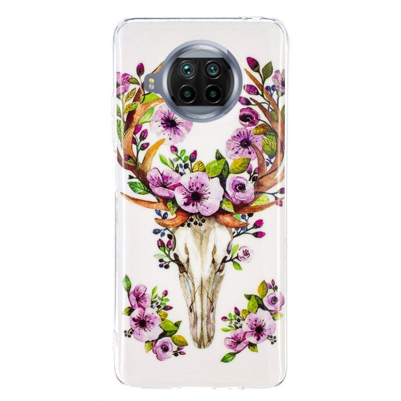 Deksel Xiaomi Mi 10T Lite 5G / Redmi Note 9 Pro 5G Fluorescerende Blomsterelg Beskyttelse