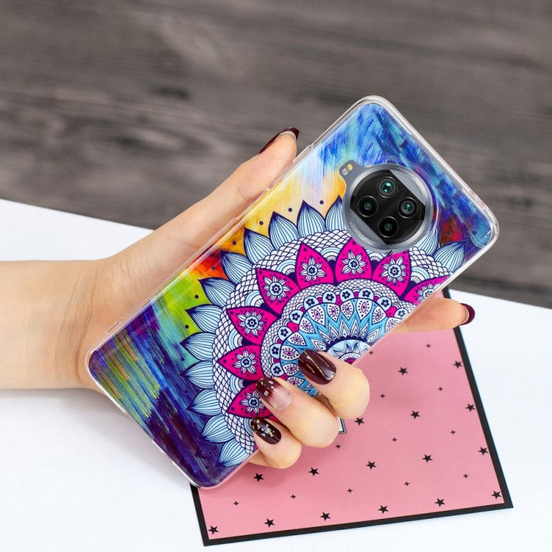 Deksel Xiaomi Mi 10T Lite 5G / Redmi Note 9 Pro 5G Fluorescerende Mandala Beskyttelse