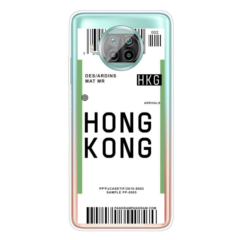 Deksel Xiaomi Mi 10T Lite 5G / Redmi Note 9 Pro 5G Ombordstigningskort Til Hong Kong