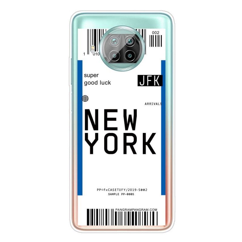 Deksel Xiaomi Mi 10T Lite 5G / Redmi Note 9 Pro 5G Svart Pass Til New York Beskyttelse