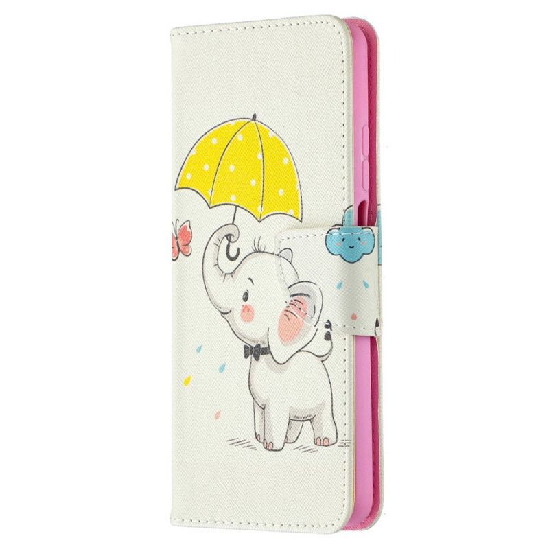 Folio Deksel for Xiaomi Mi 10T Lite 5G / Redmi Note 9 Pro 5G Baby Elefant