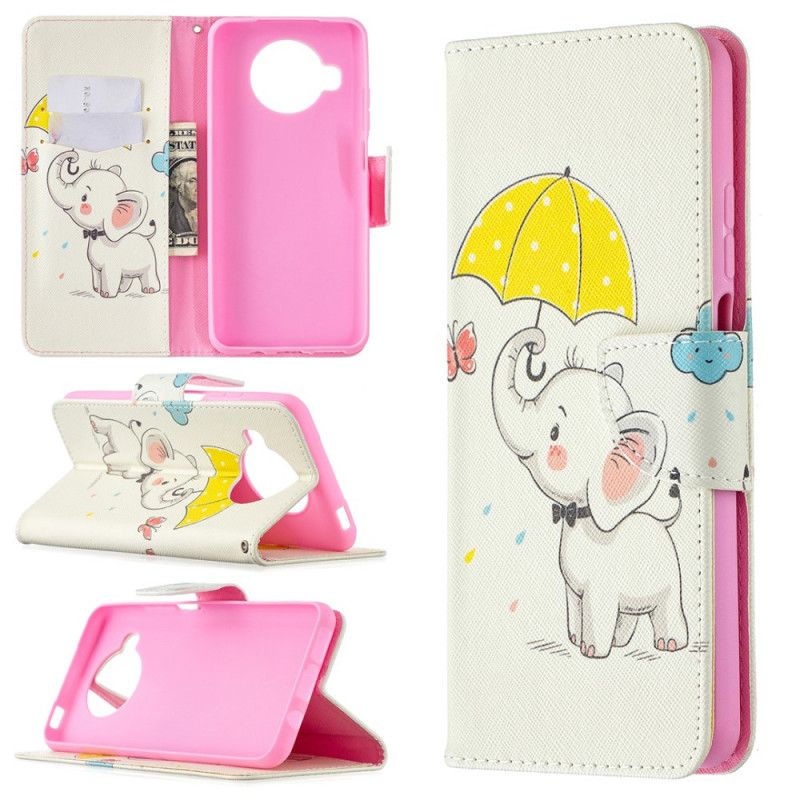 Folio Deksel for Xiaomi Mi 10T Lite 5G / Redmi Note 9 Pro 5G Baby Elefant