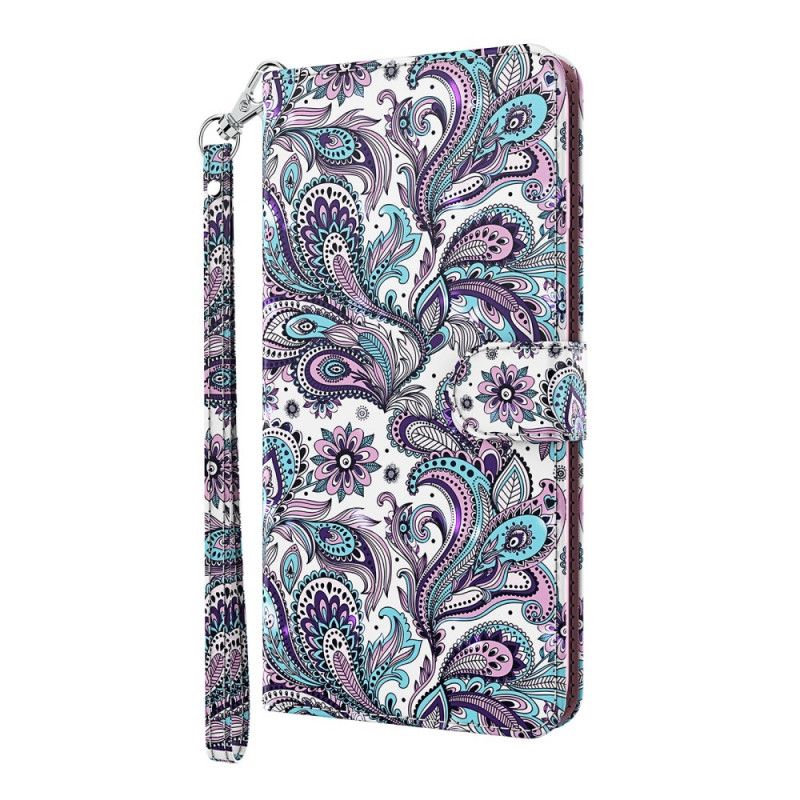 Folio Deksel for Xiaomi Mi 10T Lite 5G / Redmi Note 9 Pro 5G Mønstrede Blomster