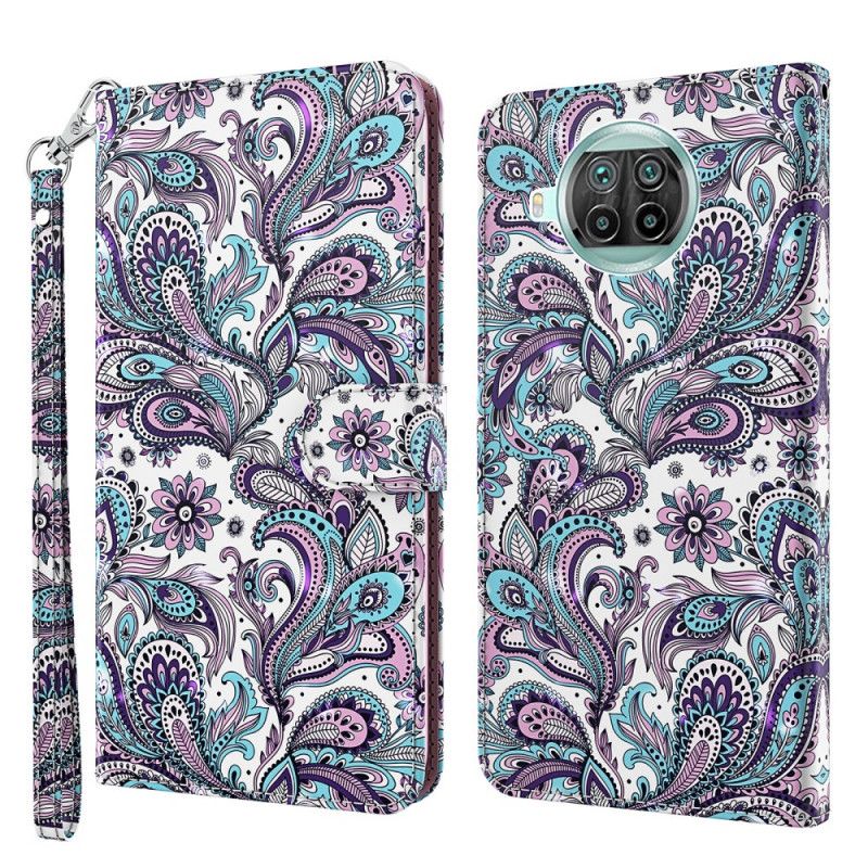 Folio Deksel for Xiaomi Mi 10T Lite 5G / Redmi Note 9 Pro 5G Mønstrede Blomster