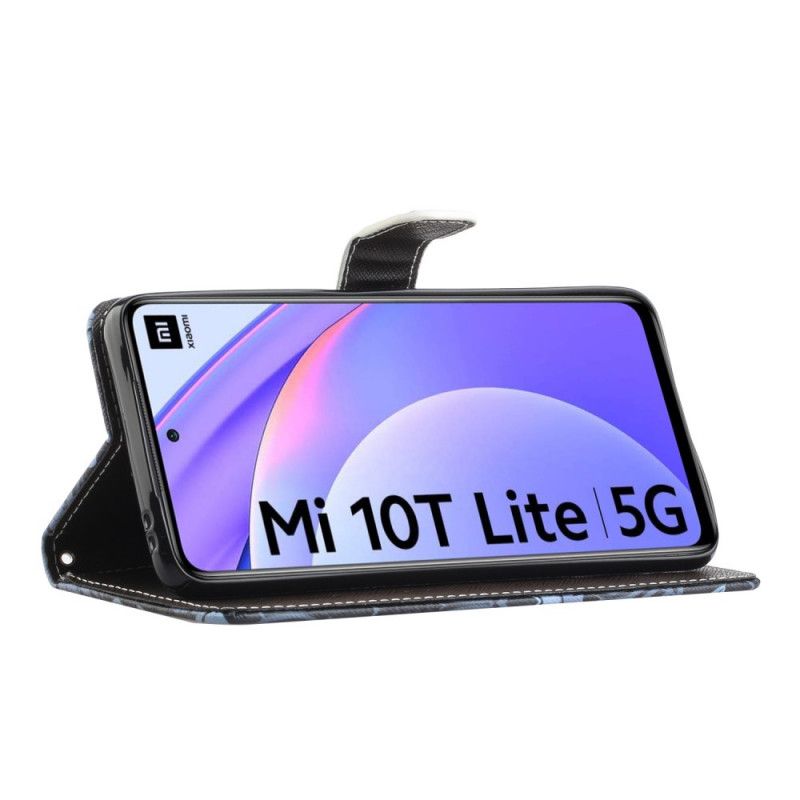 Folio Deksel for Xiaomi Mi 10T Lite 5G / Redmi Note 9 Pro 5G Ulv Om Vinteren Med Tanga