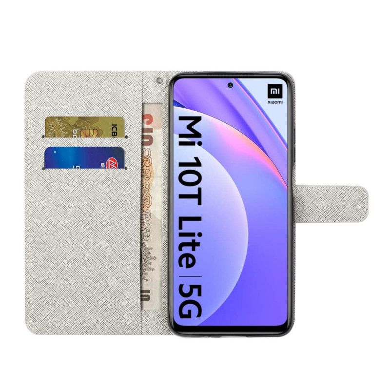 Folio Deksel Xiaomi Mi 10T Lite 5G / Redmi Note 9 Pro 5G Funky Tanga Katter