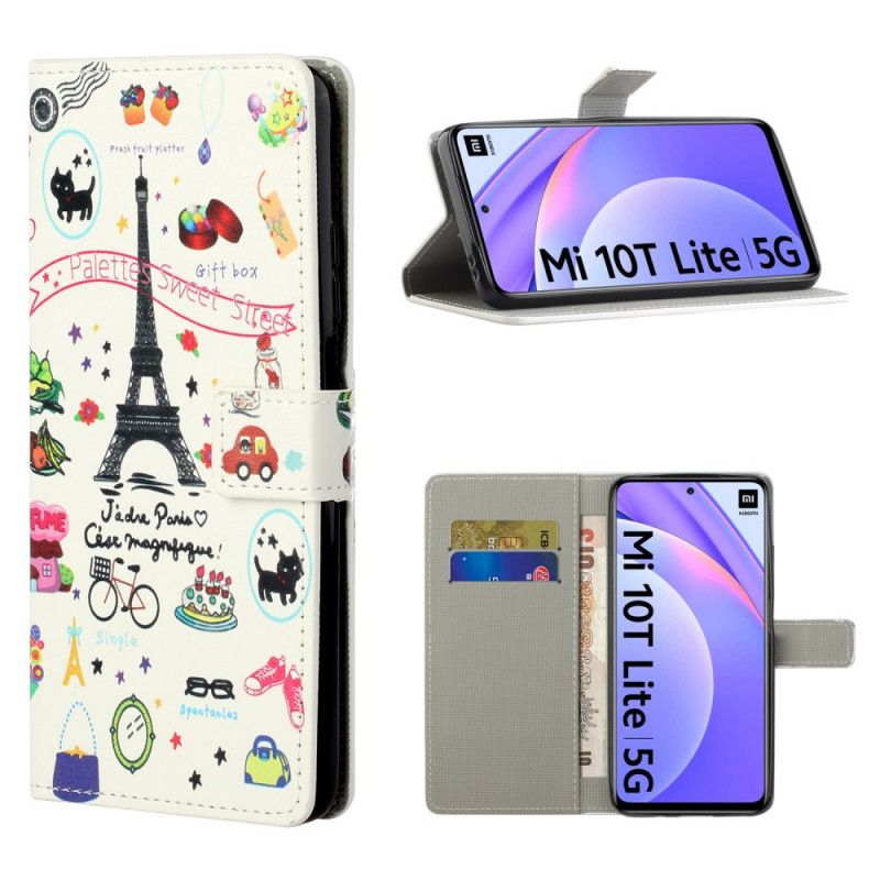 Folio Deksel Xiaomi Mi 10T Lite 5G / Redmi Note 9 Pro 5G Jeg Elsker Paris