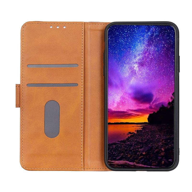 Folio Deksel Xiaomi Mi 10T Lite 5G / Redmi Note 9 Pro 5G Svart Litchi-Effekt Anti-fall