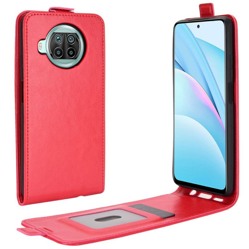 Folio Deksel Xiaomi Mi 10T Lite 5G / Redmi Note 9 Pro 5G Svart Loddrett Klaff