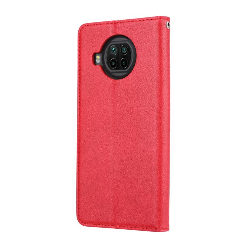 Folio Deksel Xiaomi Mi 10T Lite 5G / Redmi Note 9 Pro 5G Svart Mobildeksel Kortholder