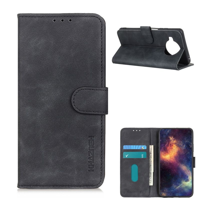 Folio Deksel Xiaomi Mi 10T Lite 5G / Redmi Note 9 Pro 5G Svart Vintage Khazneh Skinneffekt Beskyttelse