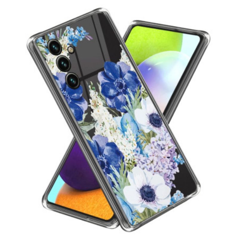 Deksel Samsung Galaxy A15 Blomster Beskyttelse Deksel