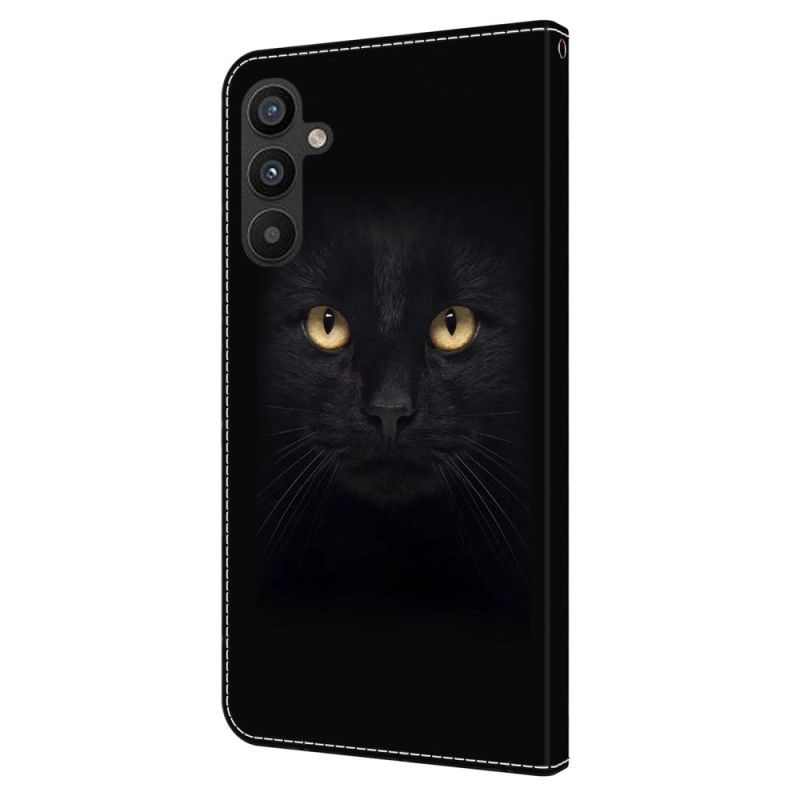 Folio Deksel Samsung Galaxy A15 Svart Katt