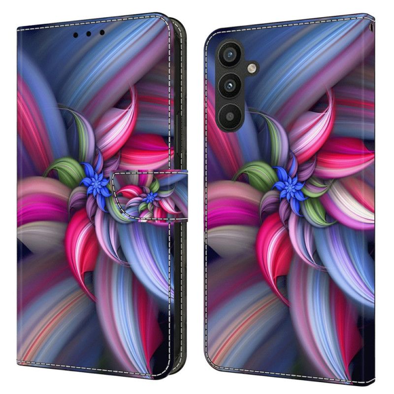 Lærdeksel Folio Deksel Samsung Galaxy A15 Fargerike Blomster